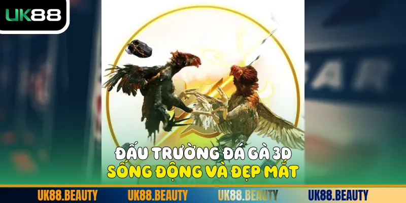 Đấu trường Đá gà 3D sống động và đẹp mắt